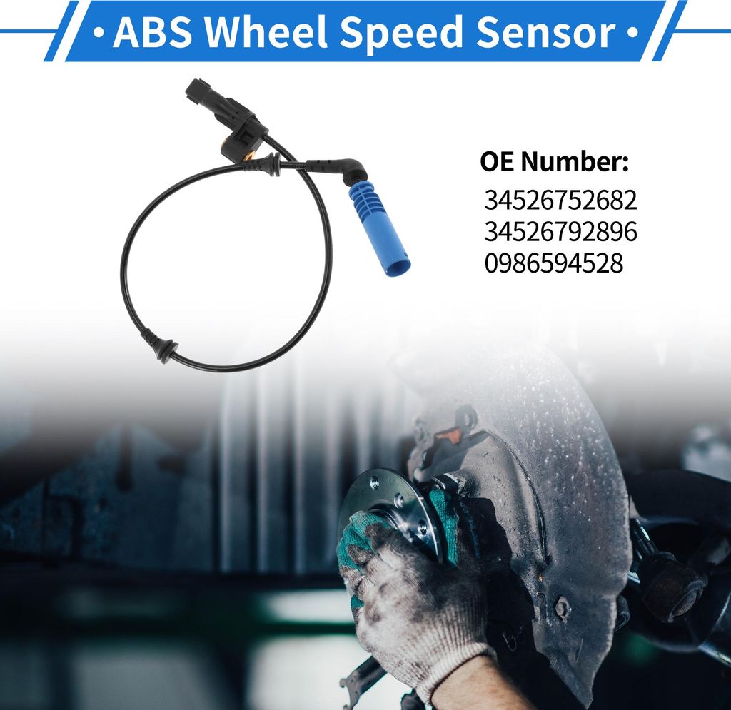 1 Stück ABS Raddrehzahlsensor für BMW 325Ci 2001-2006 Vorne Rechts ABS Sensor Antiblockiersystem Sensor