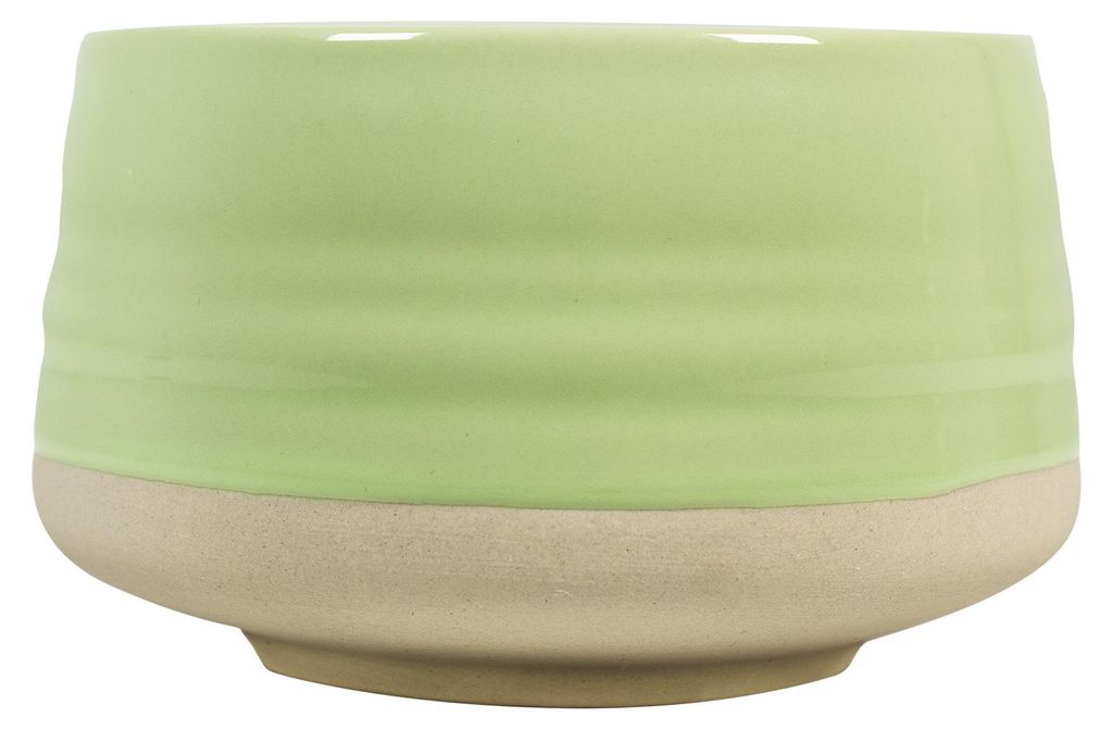 Cebador - Matcha Schale Kibou 450ml Grüne Keramik - Stabil Zum Aufschlagen Mit Chasen - Traditionelle Teeschale - Glasierte Oberfläche