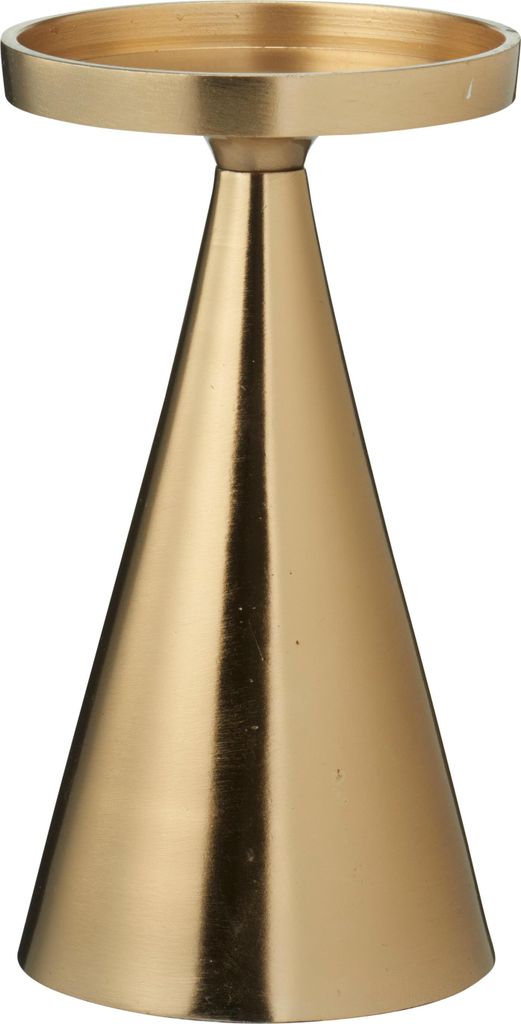 Deko-Kerzenständer, gold, 17 cm