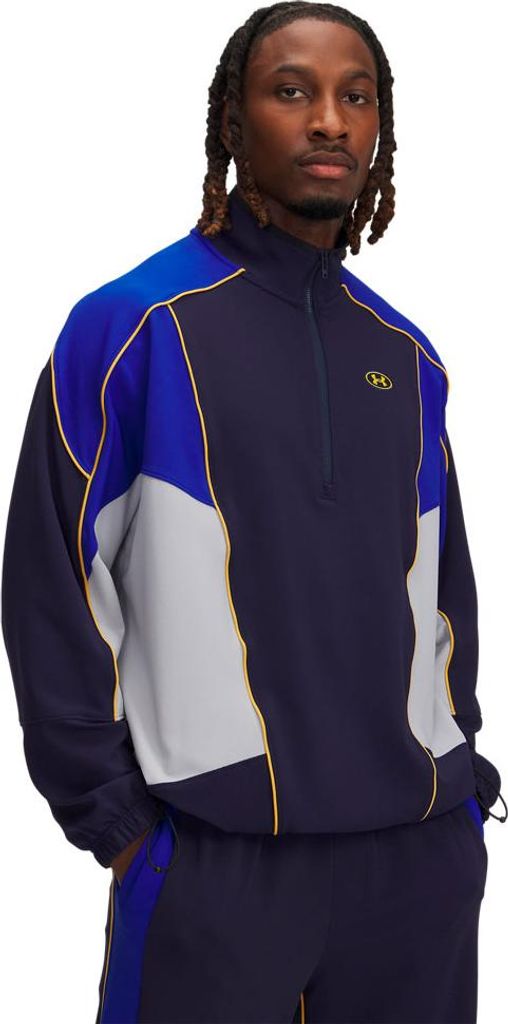 Under Armour Best Level Tricot Colorblock Jacke Blau XL / Regular Herren Blau XL