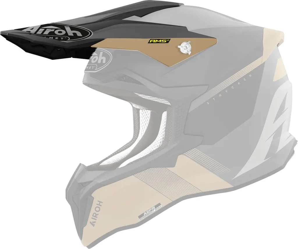 Visière Airoh Strycker Blazer pour Casque Moto Cross et Enduro Gris