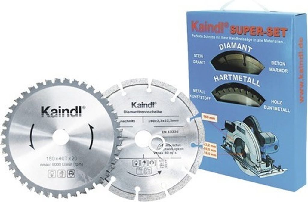 Diamanttrenn- u. Hartmetallsägeblatt Kaindl 11369