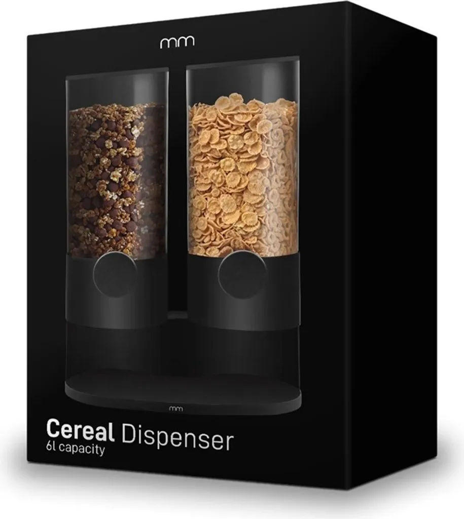 Distributore Cereali 2x3L - Riduci i Rifiuti e Organizza con Stile