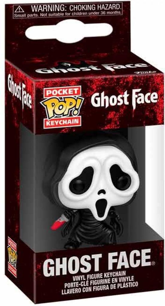 Horror Ghost Face - Ghost Face sleutelhanger Funko Pocket Productafbeelding 