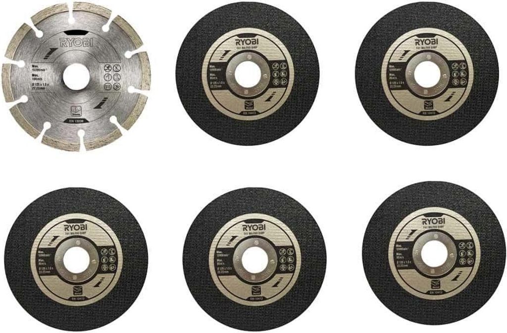 Trennscheiben-Set RAK6AGD1, für 125er Winkelschleifer (6-teilig)