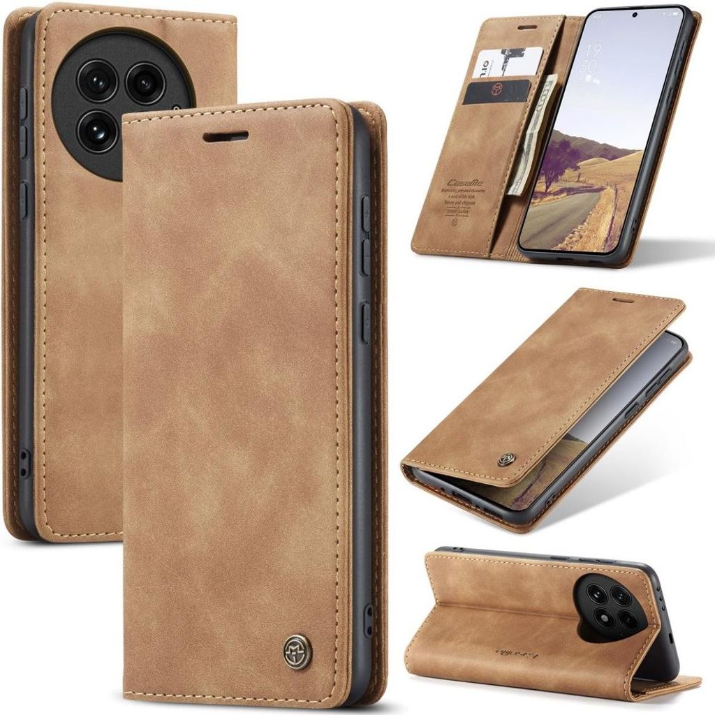 OnePlus 13 Hülle - CaseMe 013 Klapphülle - Braun