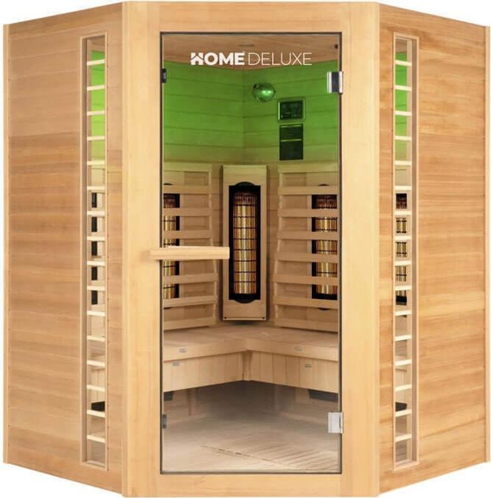 LED Infrarotkabine 150x150 x190 Infrarotsauna Wärmekabine Vollspektrum NEU