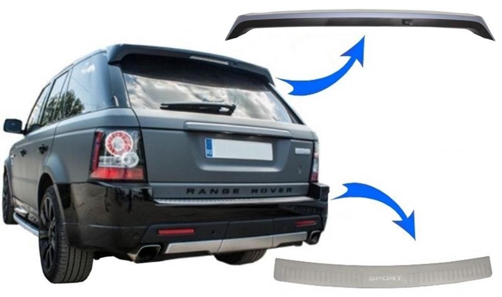 Dachspoiler für Rover Sport L320 2010–2013 Stoßfänger Fußplatte Autobiografie Look.