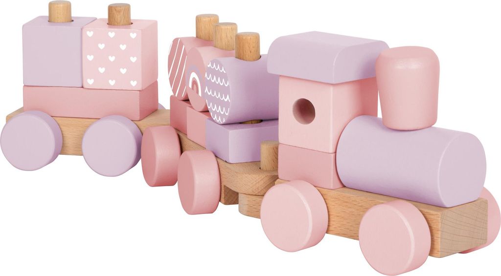 small foot Holzzug rosa, Motorikspielzeug, Holz, ab 12 Produktbild 