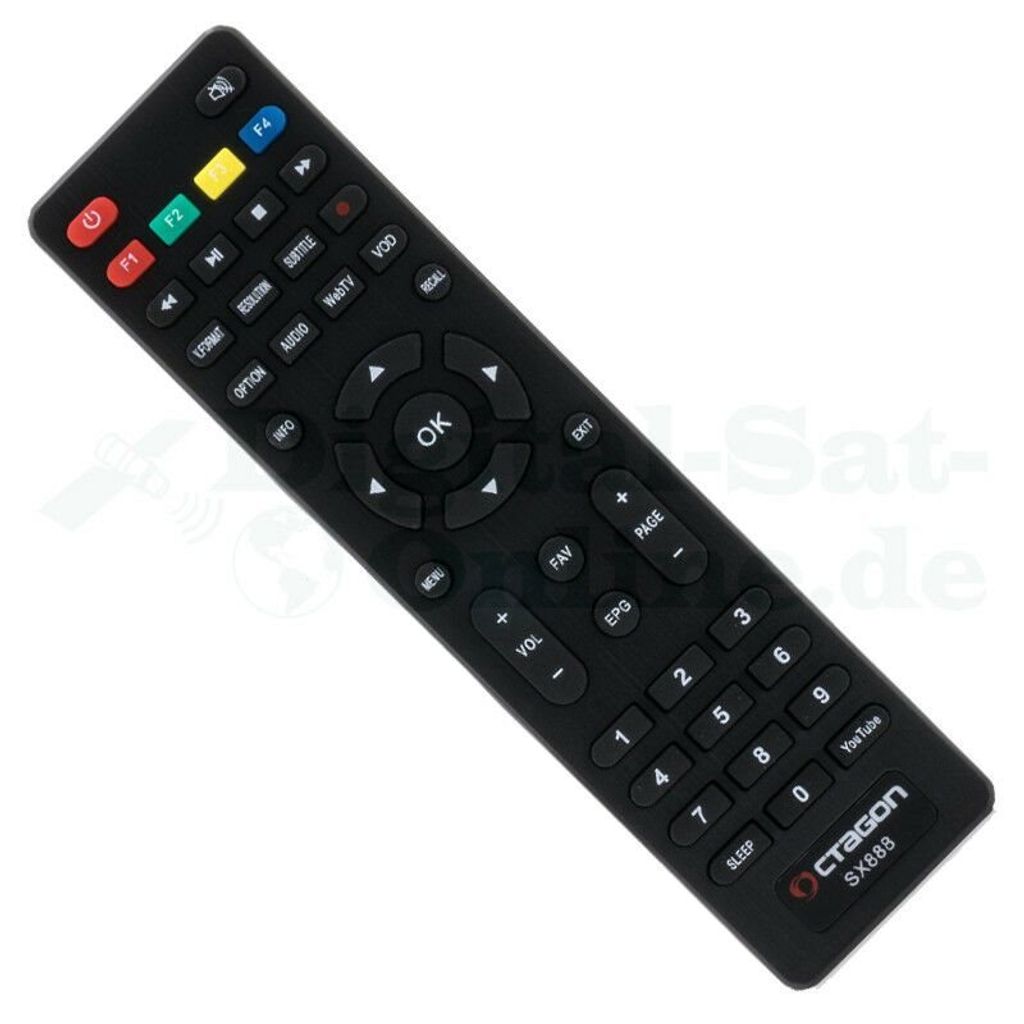 OCTAGON SX888 4K V2 WL ULTRA HD IP HDMI USB H.265 Stalker Multistream IPTV Receiver Schwarz | 13818