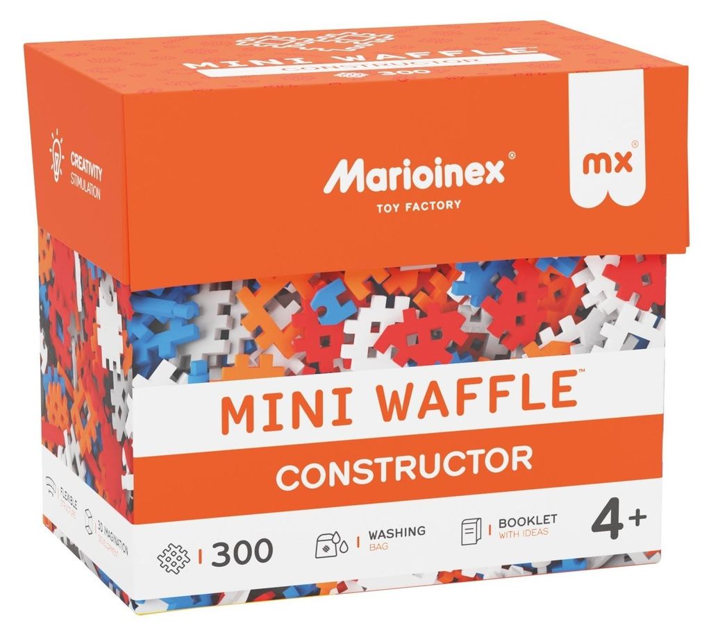 MARIOINEX Mini-Waffelbausteine. 300 Teile Produktbild 