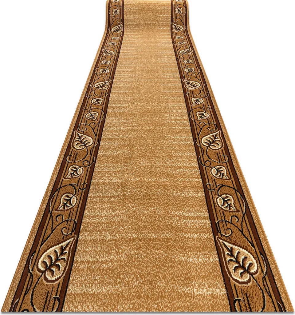 Tapis de Marche BCF FELIKS Vieux Or 140x260 cm - Marron Élégant