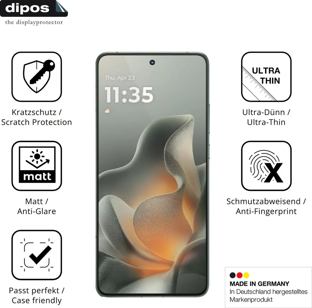 dipos I Protezione Vista compatibile con Motorola Moto G34