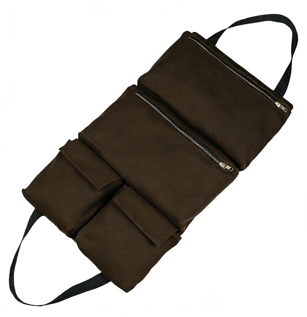 Werkzeugrollen-Organizer, Werkzeugrolle, Canvas-Tasche, großer Schraubenschlüssel, extra große Tasche