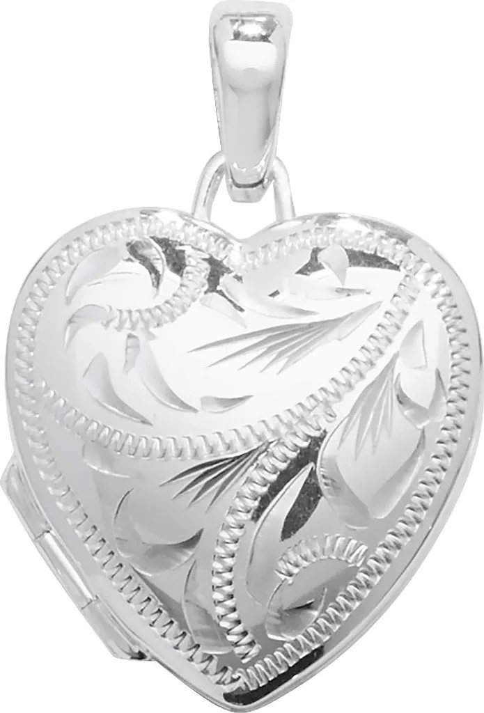 Médaillon Argent 925 Anti-Ternissement - Pendentif Femme Coeur