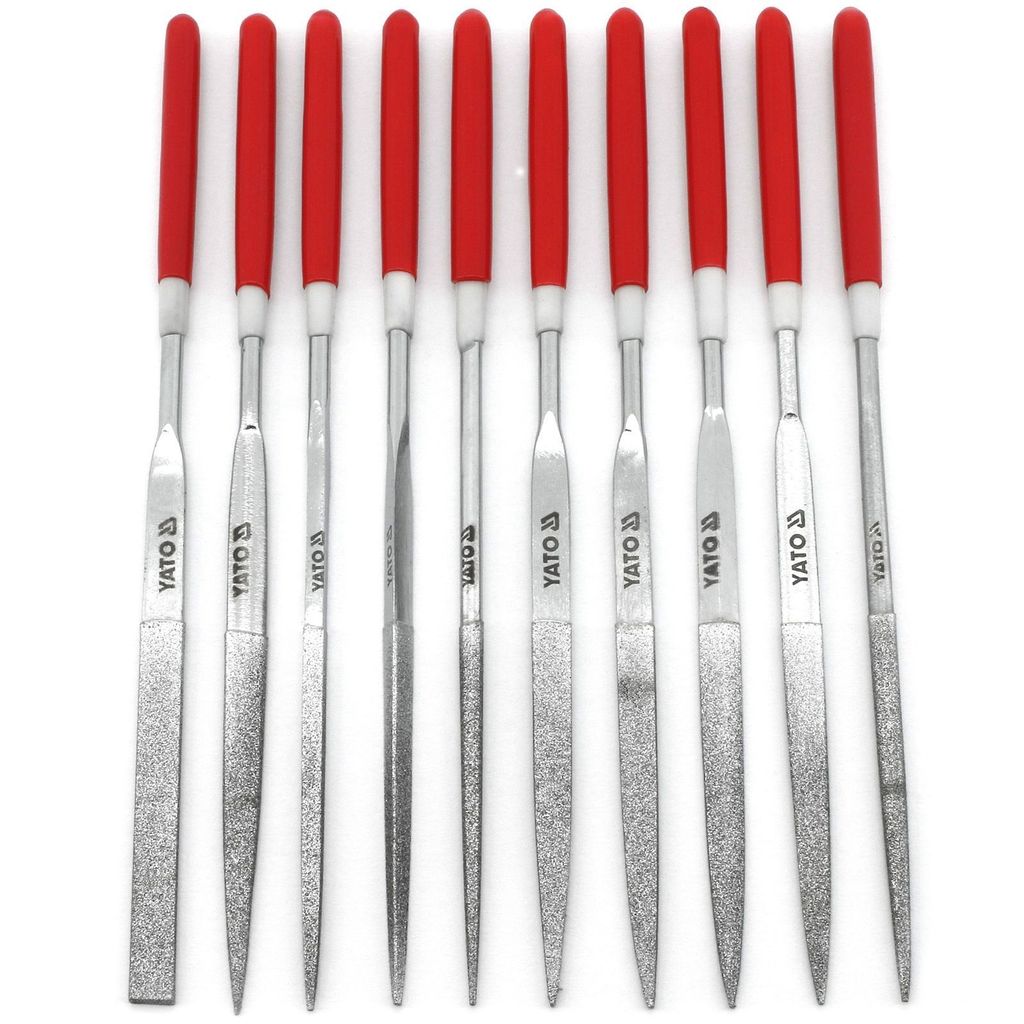 Set di lime ad ago diamantate da 10 pezzi YT-6144 Immagine del prodotto 