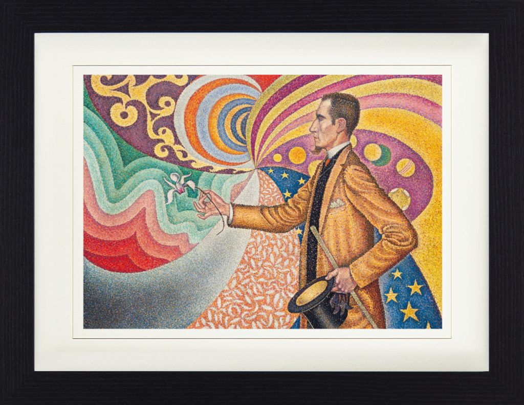Paul Signac Gerahmtes Bild Mit Edlem Passepartout | Wand-Bilder | Im Bilderrahmen - Portrait Des Félix Fénéon, 1890 (30 x 40 cm)