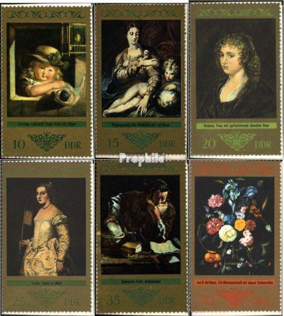 Briefmarken DDR 1973 Mi 1892-1897 (kompl.Ausgabe) Produktbild 