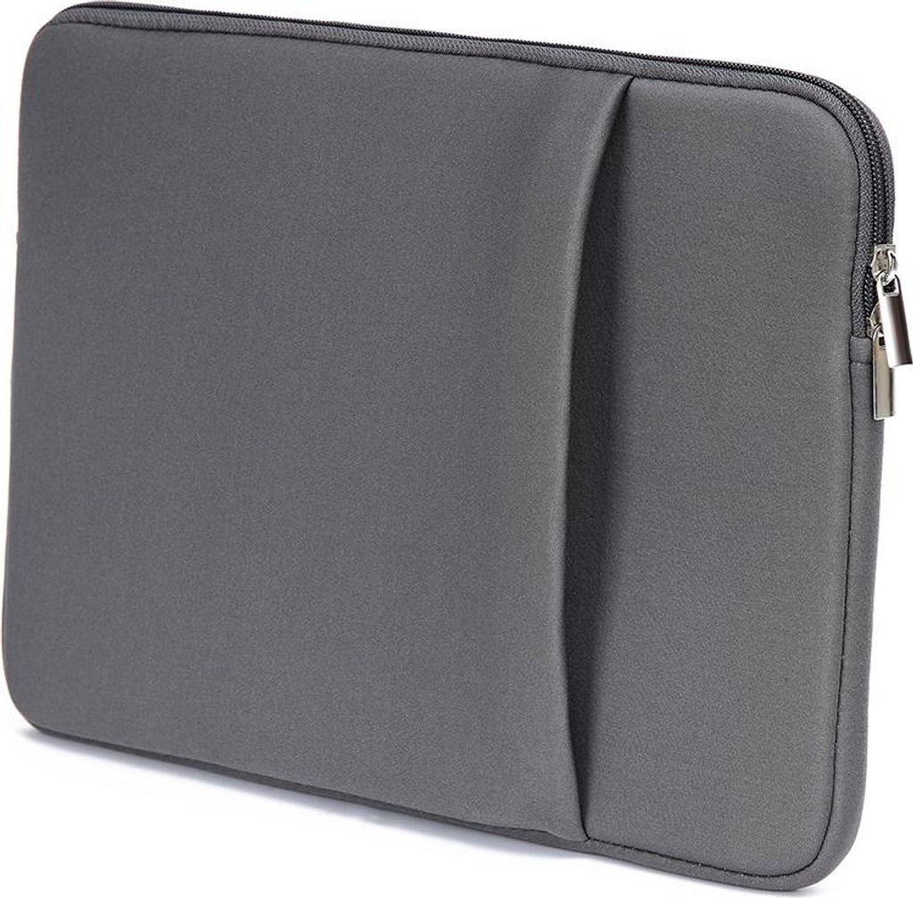 B2015 Laptop-Hülle, weiche Reißverschlusstasche, 15,6 Zoll Laptop-Tasche, Ersatz für MacBook Air, Pro, Ultrabook, Grau