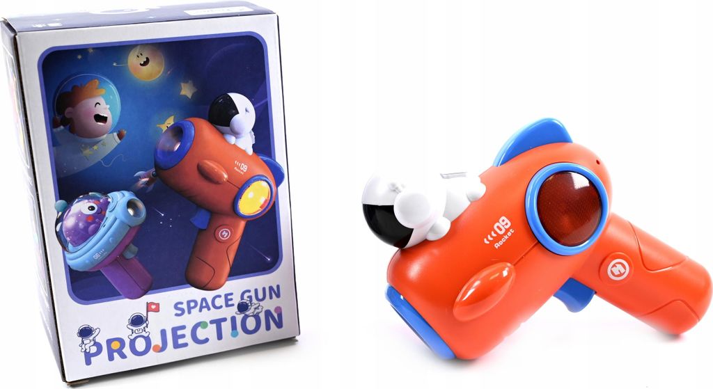 Spielzeugpistole mit Projektor - Licht & Weltraum Motiv Produktbild 