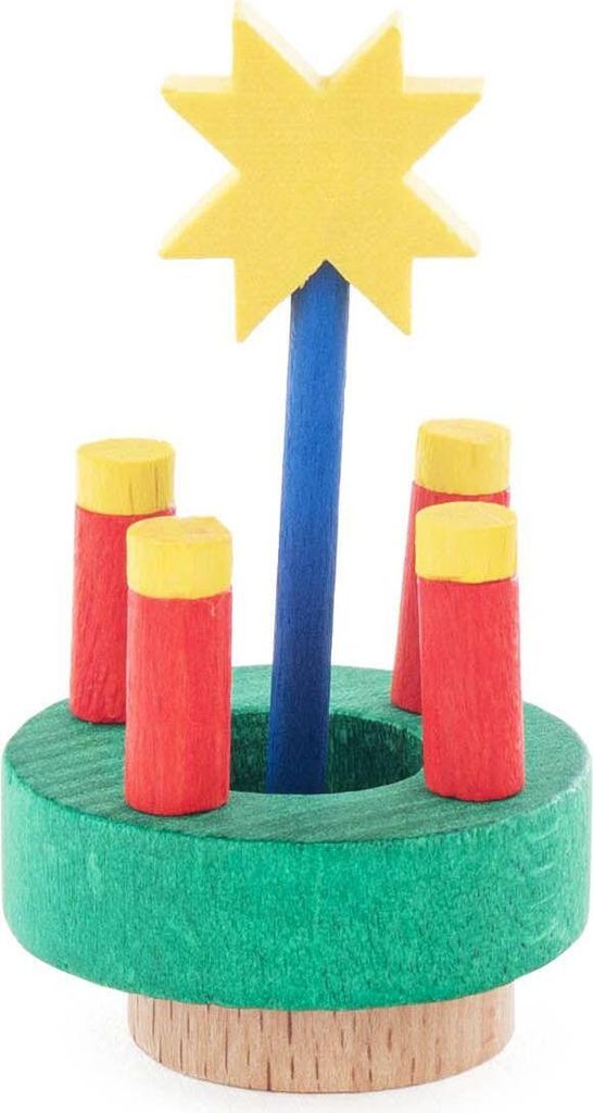 Zündholzschachtel Adventskranz BxHxT 5,5x3,5x1,5cm NEU