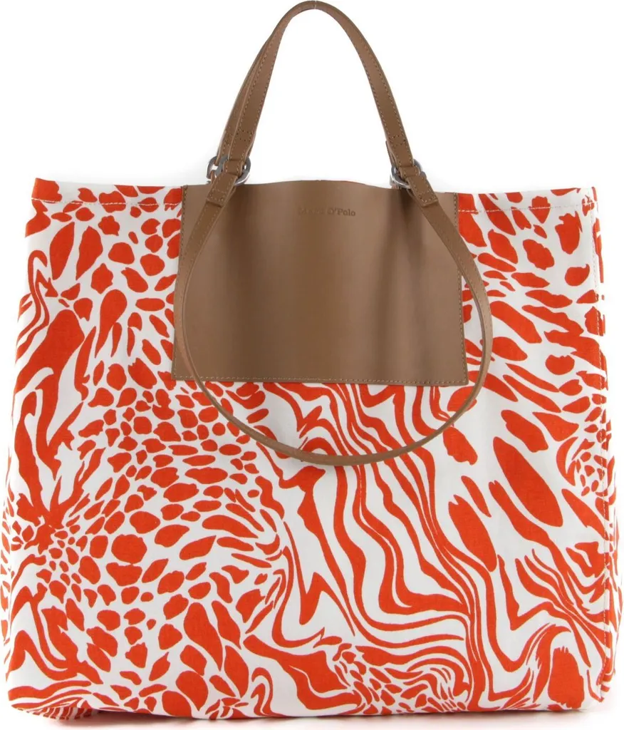 Sac Marc O'Polo Eywa Shopper Red Animal : fini les sacs encombrants