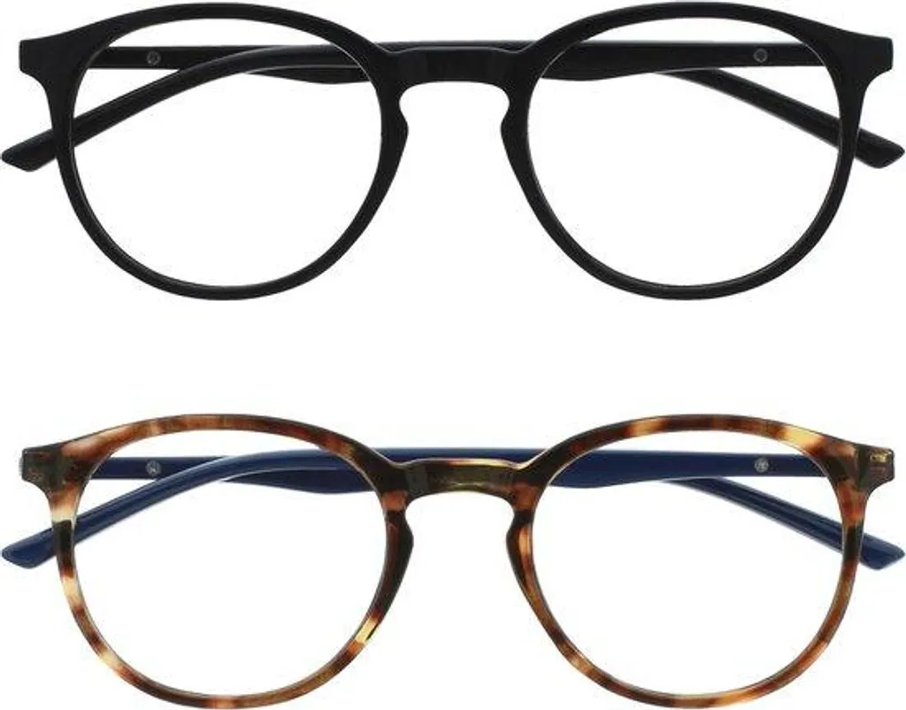 Lunettes pour ordinateur lot de 2 - Anti-lumière bleue gaming noires
