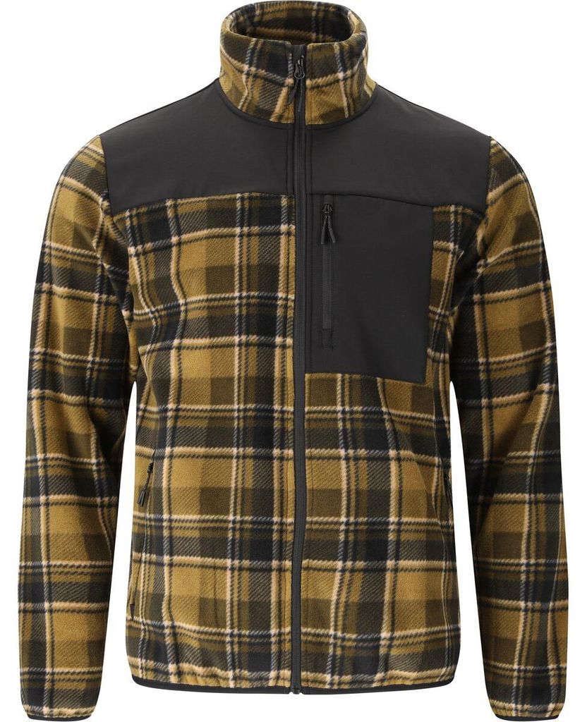 Whistler Astrali M Checked Fleece Jacket  dark olive M Produktbild 
