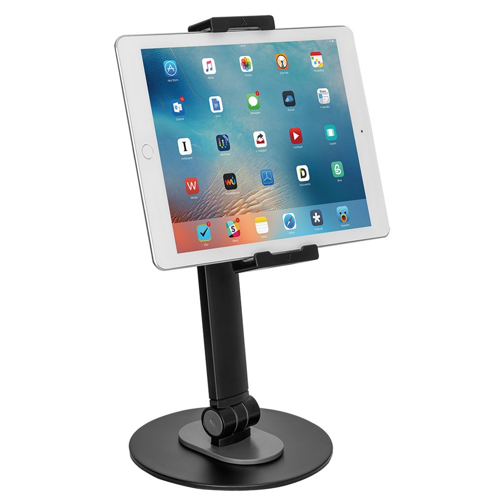 Tablet-Halterung Für Tisch – 360° Drehbar, Verstellbare Metallarme, Für IPad, Galaxy & Mehr (4,7–13,5 Zoll)