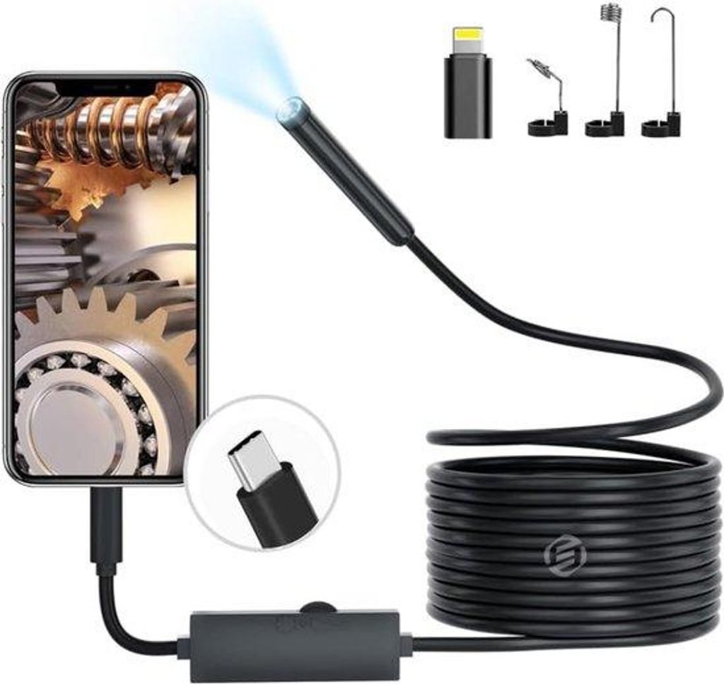 Vodotesná HD inšpekčná kamera pre iPhone Premium Obrázok produktu 