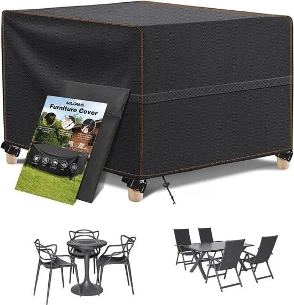 Housse de protection pour mobilier de jardin carrée 125cm spécial hiver