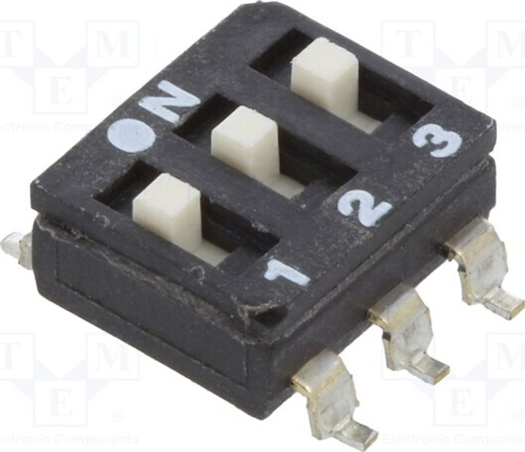 1x Schalter DIP- Anzahl Sektionen: 3 OFF-ON 0,025A/24VDC 103EZ DIP--Sc