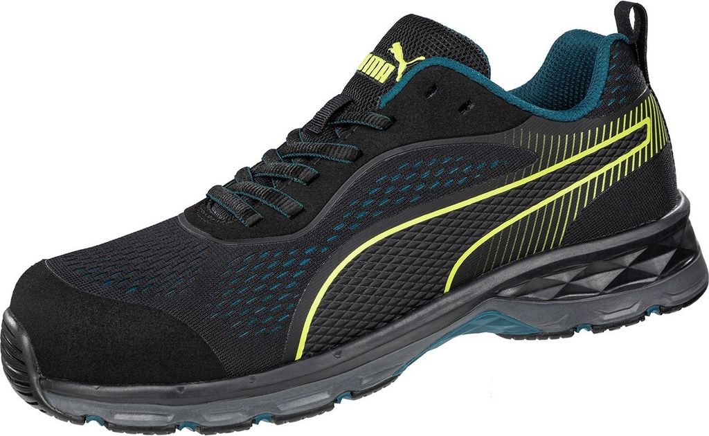 Puma Damen Sicherheitsschuhe FUSE KNIT BLACK WNS S1P nach EN ISO 20345:2011 S1P ESD HRO SRC schwarz Größe 41