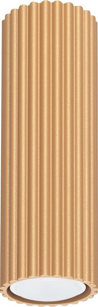 Plafond KARBON 20 golden 1xGU10 10W Aluminium 20x6.5x6.5cm Sollux Lighting