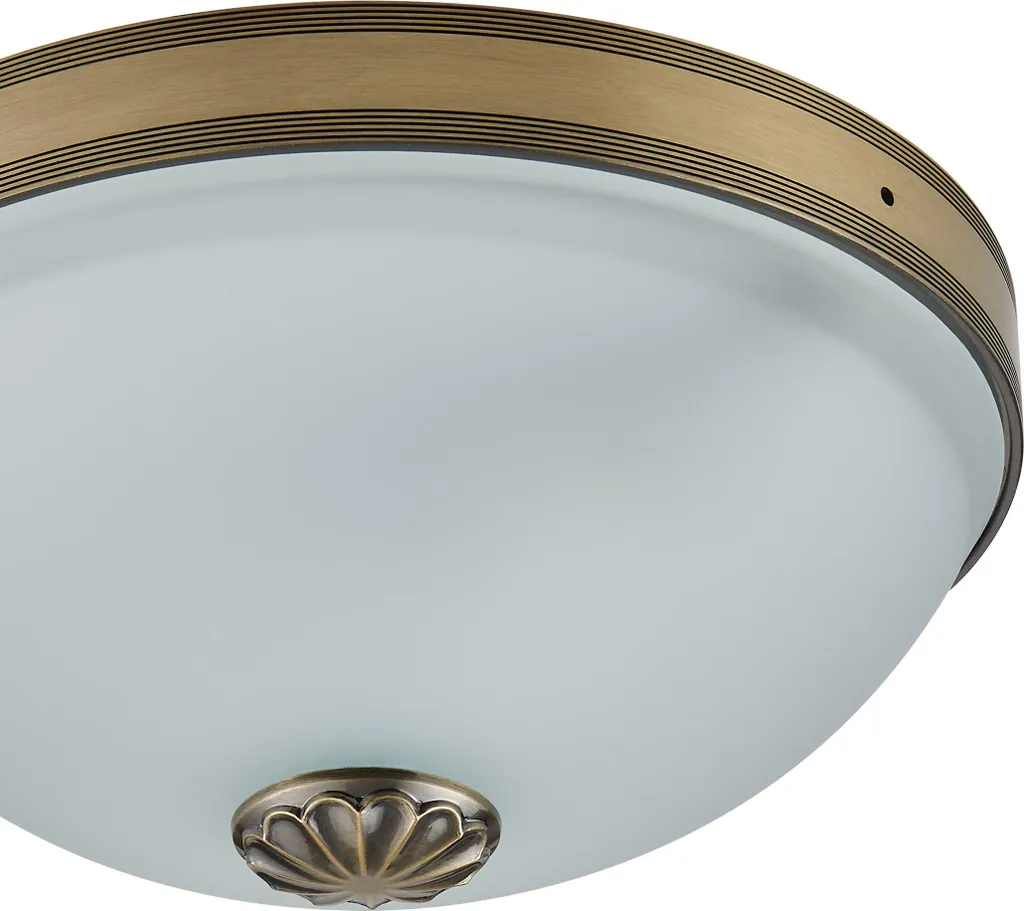Plafonnier double E27 Imperial blanc bruni 31cm pour éclairage doux - 3