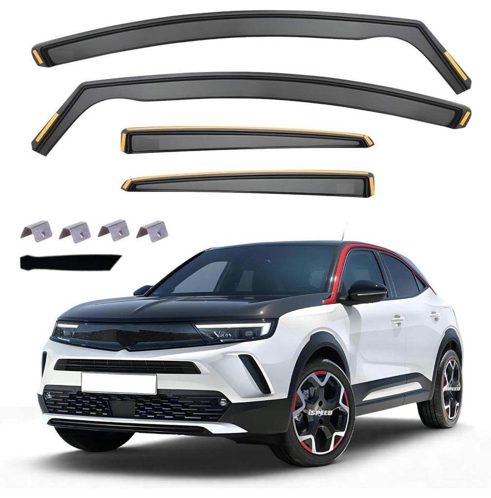 Set di 4 deflettori per Opel Mokka X dal 2022 Immagine del prodotto 