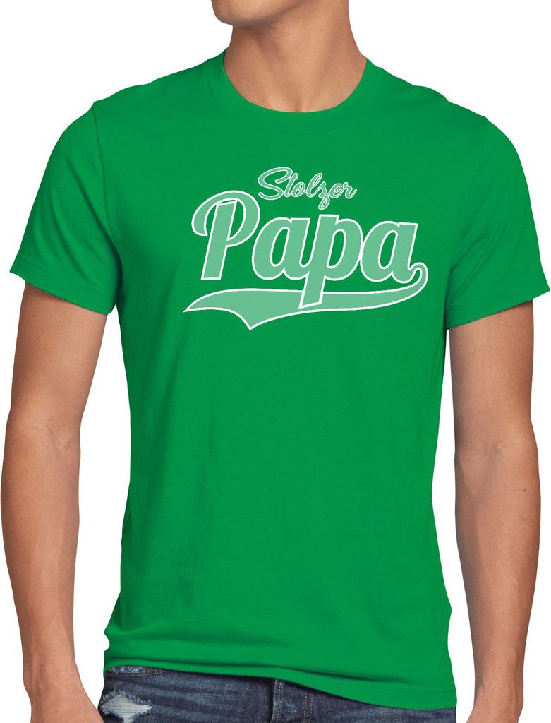 style3 Stolzer Papa Herren T-Shirt Vater Dad Spruchshirt Funshirt