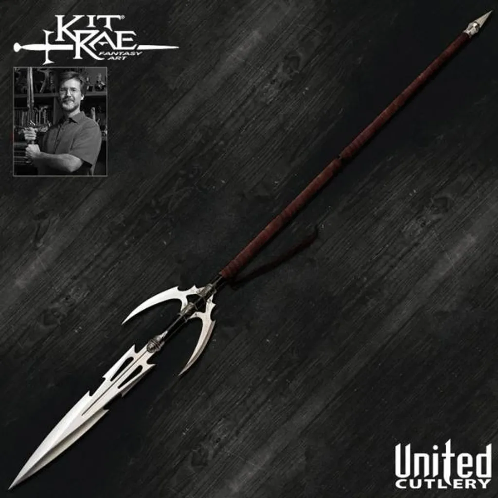 Lance Kit Rae Allaxdrow 177 cm avec Lames Gravées en Acier de Qualité - 4