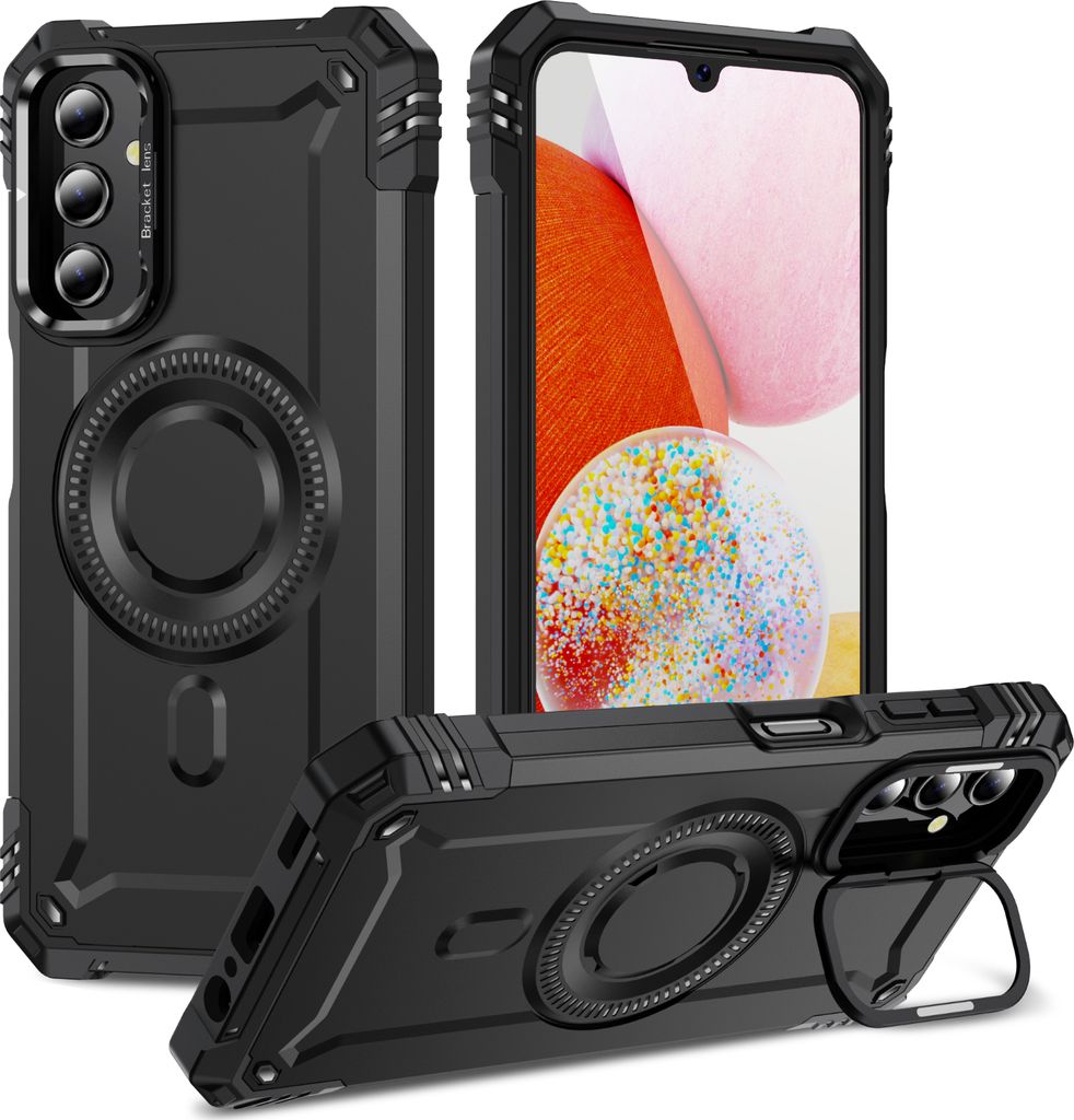 Magnetisch Hülle für Samsung Galaxy A14 5G/4G, Heavy Duty Produktbild 