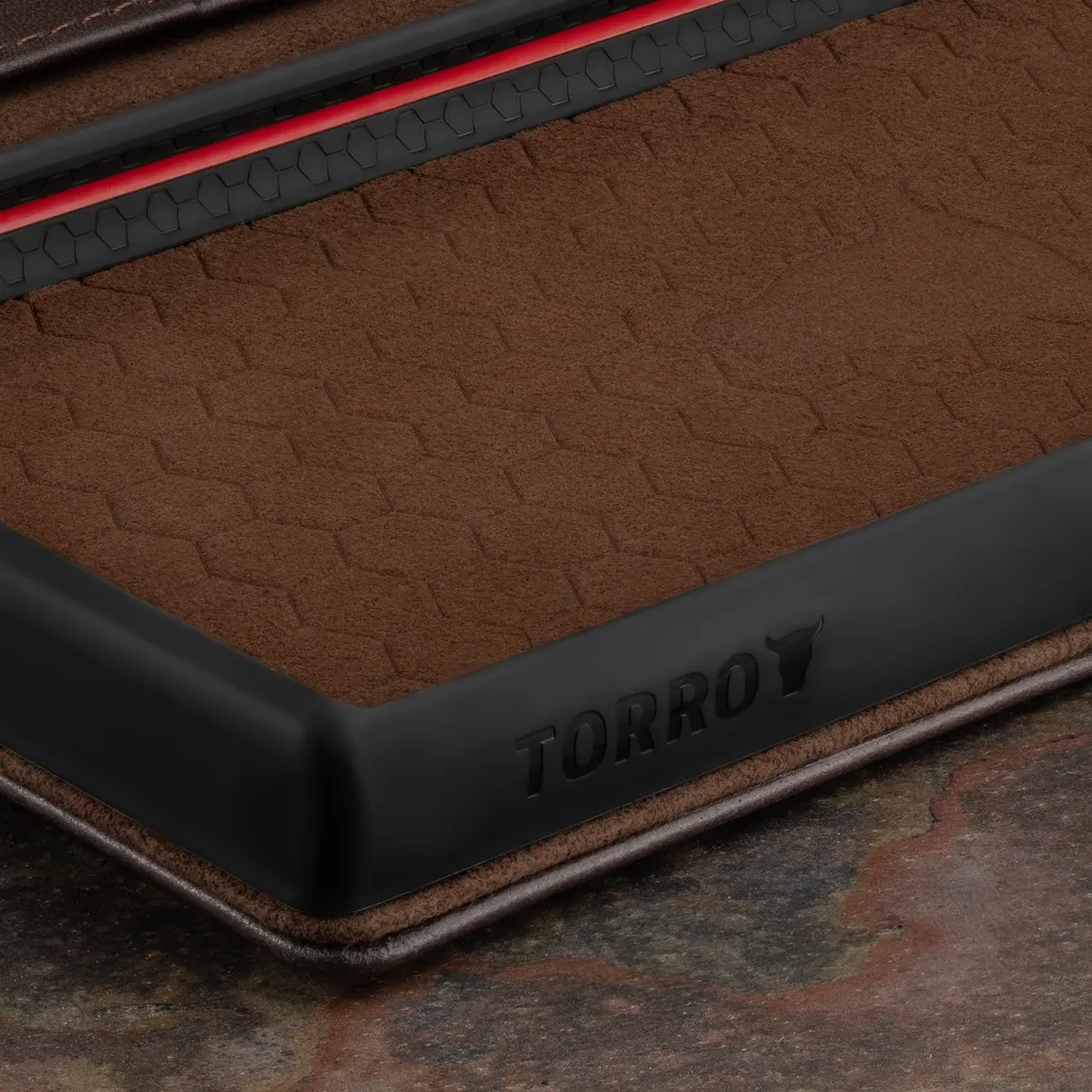 Custodia Portafoglio TORRO Galaxy S23 Ultra Pelle Marrone Scuro - 6