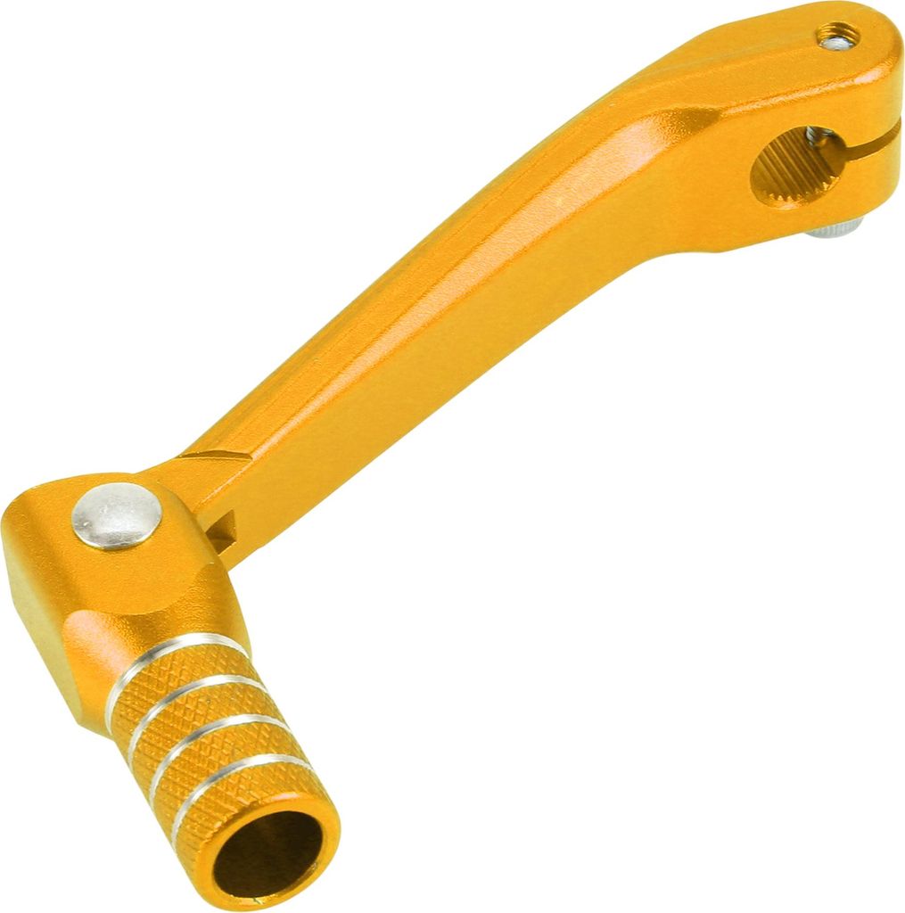 Klappbar Motorrad Schalthebel für Honda CRF150F 2003-2017 Aluminium Legierung Pedal Schalthebel Arm Gold Ton Hebel Gold Ton Kopf