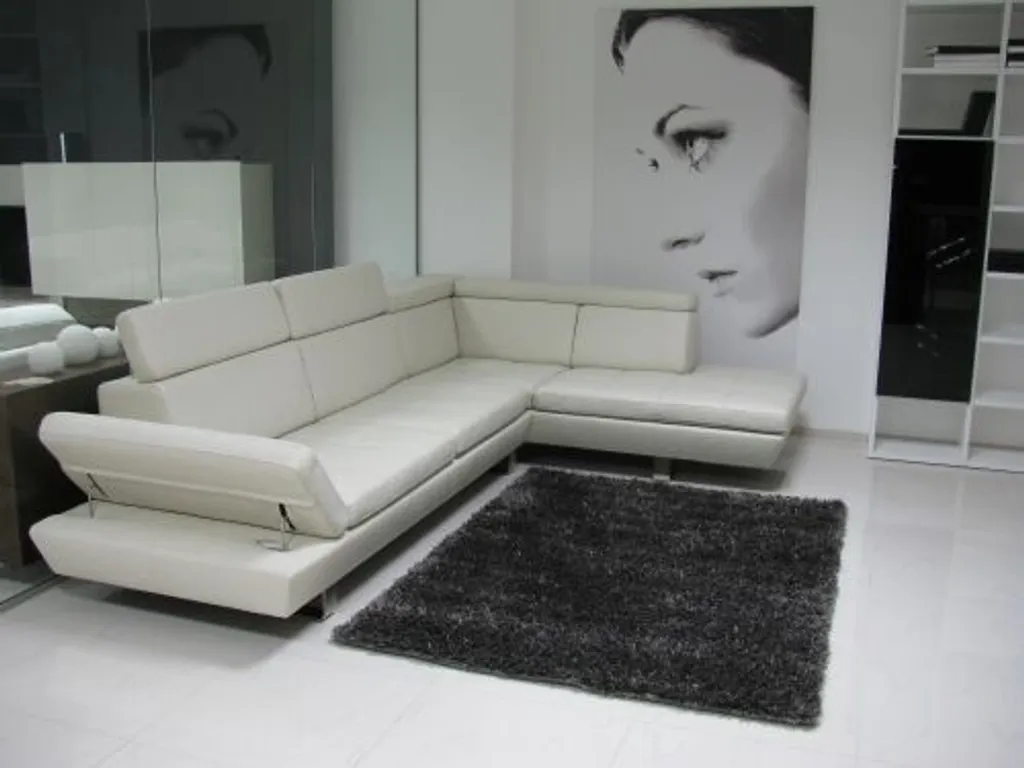 Tapis de salon Shaggy Grip argenté 170x240 cm - Confort et douceur