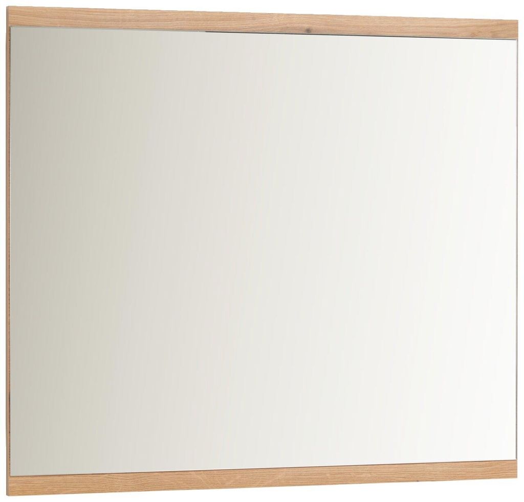 XORA LAMELLO Wandspiegel rechteckig modern, 85 cm breit, 75 cm hoch, 2 cm tief