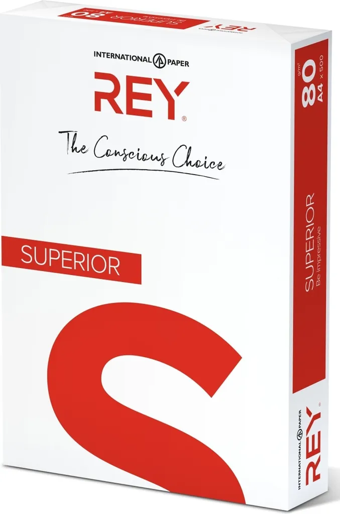 Ramette papier A4 80g REY Superior blanc lot de 2500 feuilles haute performance