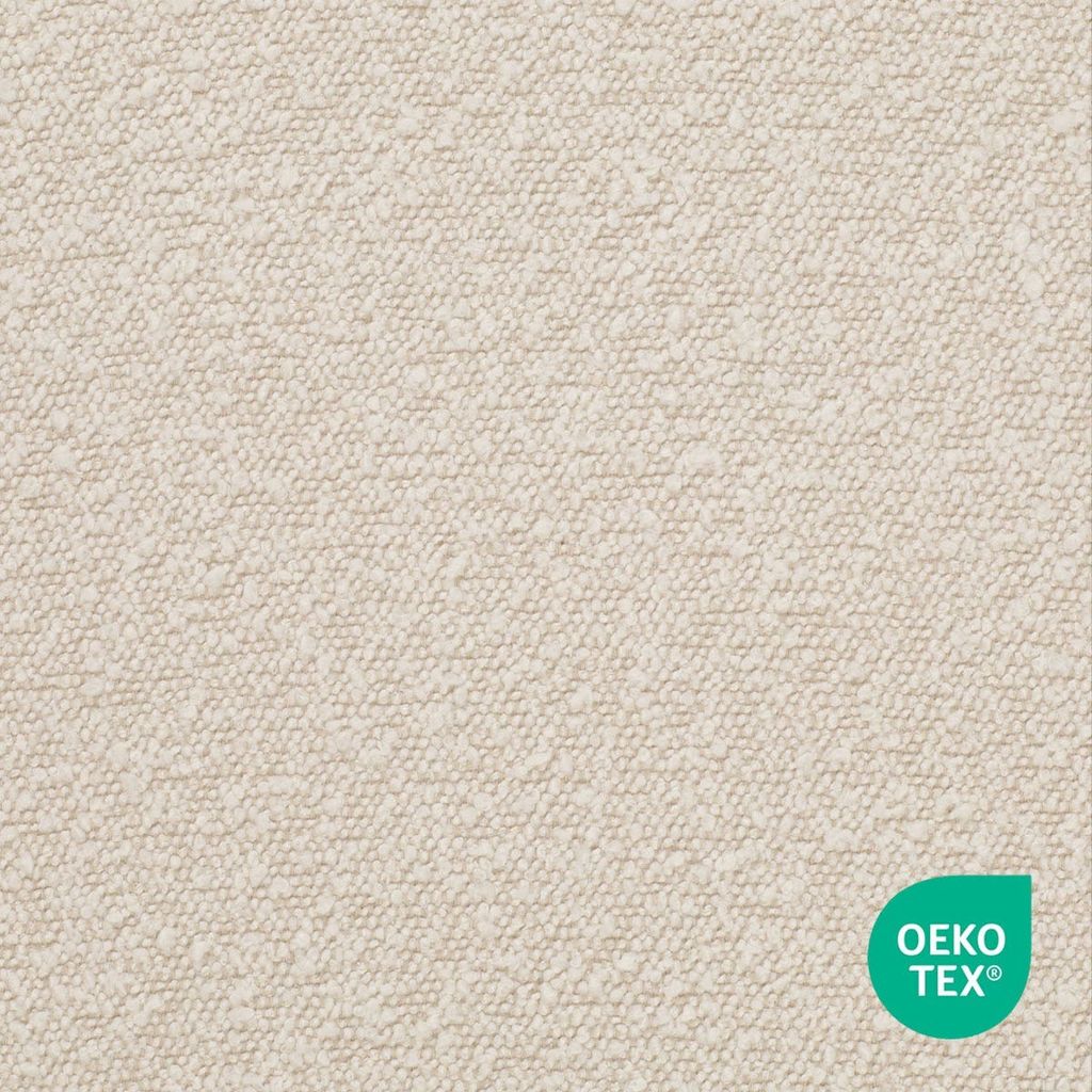 Fem Sitzkissen Bouclé beige trapezförmig rutschfest für Produktbild 