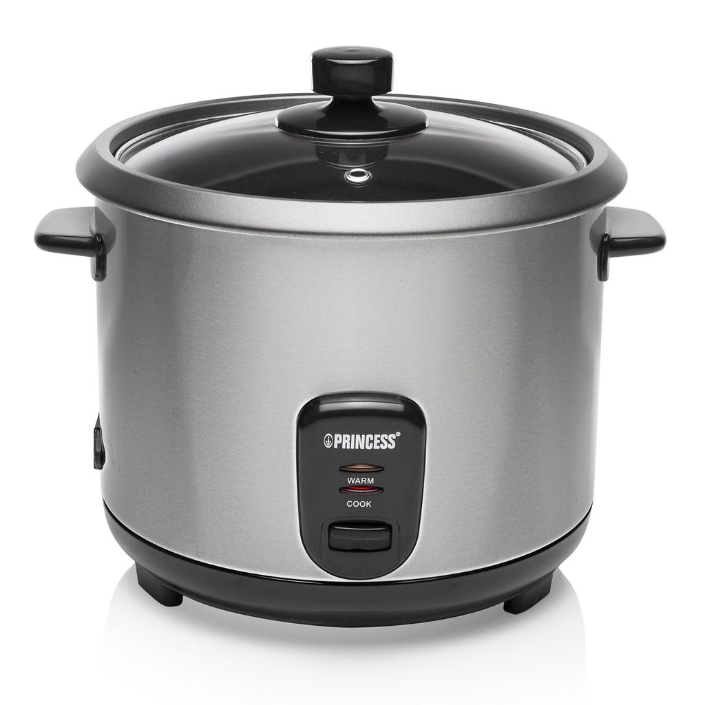 Princess 271950 Reiskocher, Schwarz, Edelstahl, 1,8 l, Produktbild 