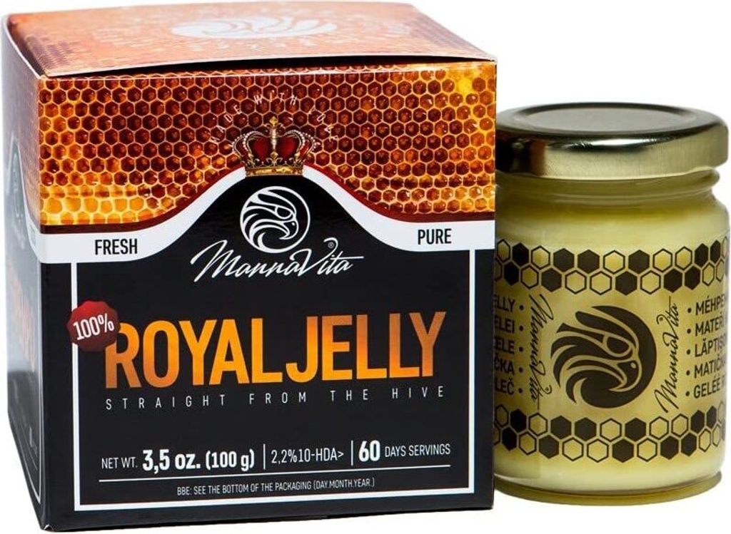 NATURAL FOOD Gelée Royale - Roher Royal Jelly - 2,2% 10-HDA Produktbild 