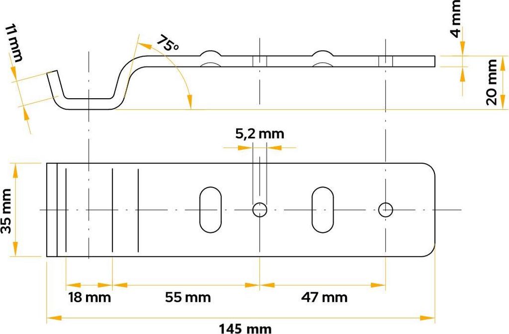 Bordwandverschlussgegenstück Winterhoff BVG 20-A für Produktbild 