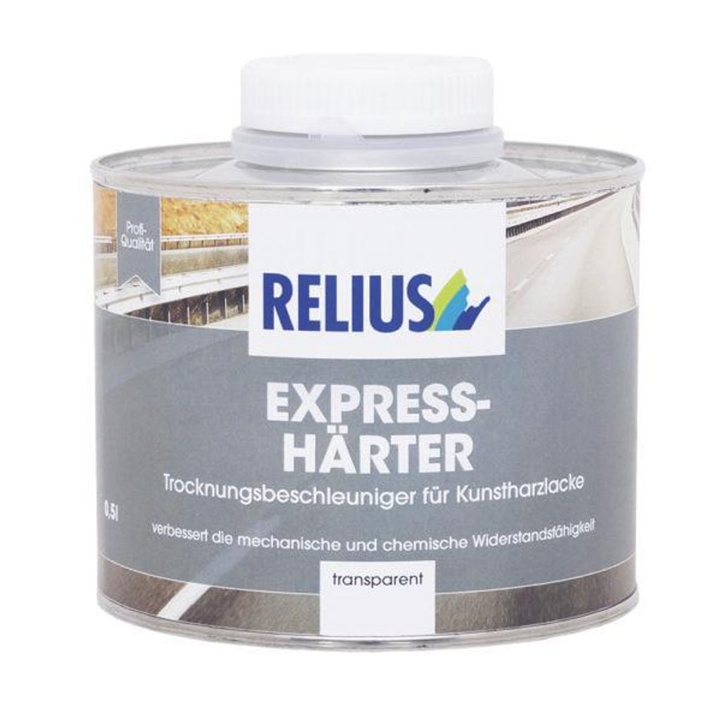 Relius Express-Härter 0,5 Liter - Härter und Trocknungsbeschleuniger für lösemittelhaltige RELIUS Alkydharzlacke