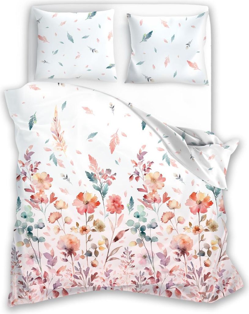 Draps de satin 220x200 Milargo Verde 001 blanc Faro Image du produit 